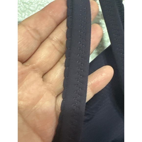 Lululemon Ruched Hem Tank Top Built-in Bra Purple Heathered Athletic Yoga M - Picture 9 of 10